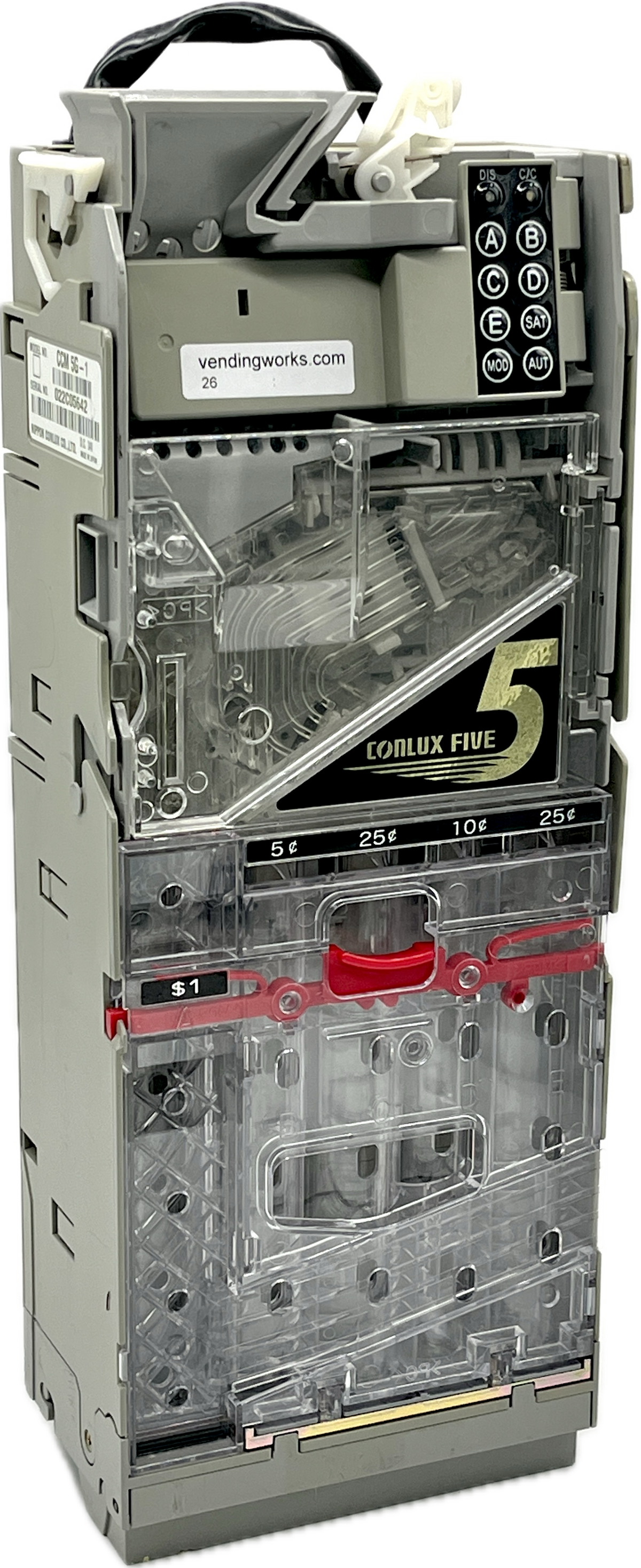Conlux CCM5G Coin Changer Acceptor (Refurbished)