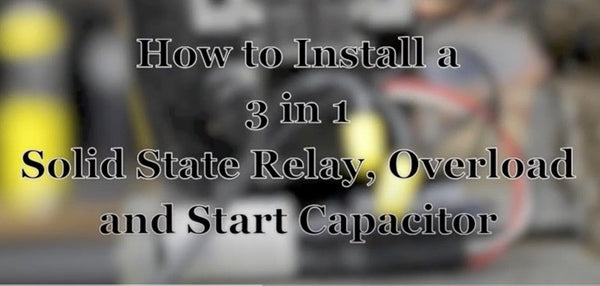 How to install a 3 in 1 on a vending machine refrigeration compressor