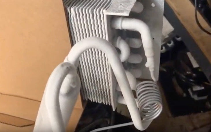 How to test refrigeration unit out of the machine