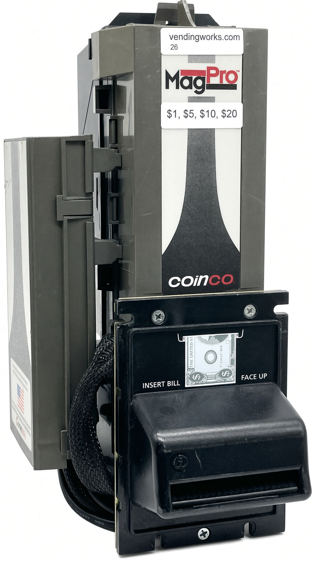 Coinco Mag Pro Bill Validator Acceptor MAG50B (Refurbished)