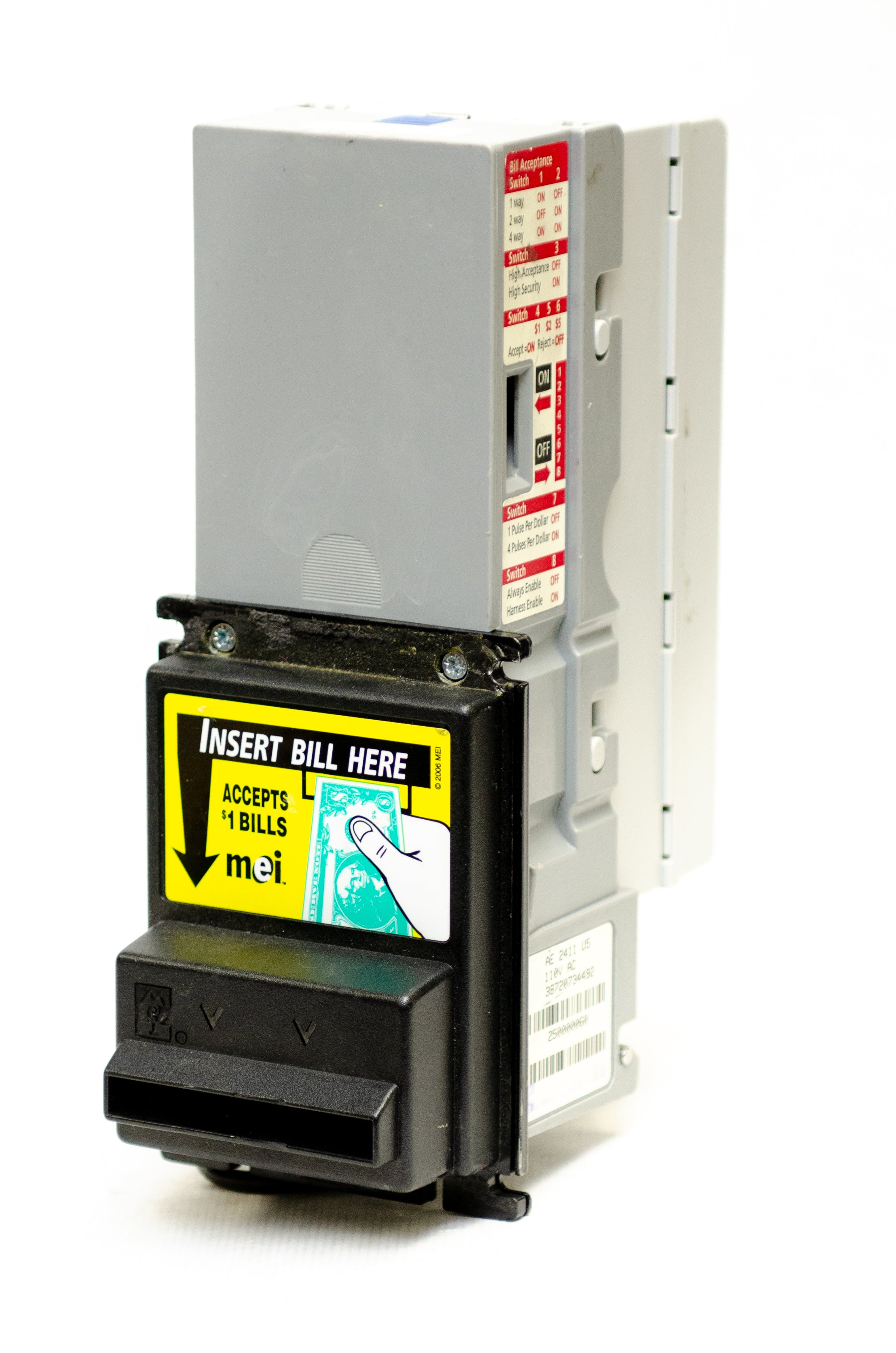 MEI AE-2411 Bill Validator Acceptor Mars AE2411 (Refurbished)