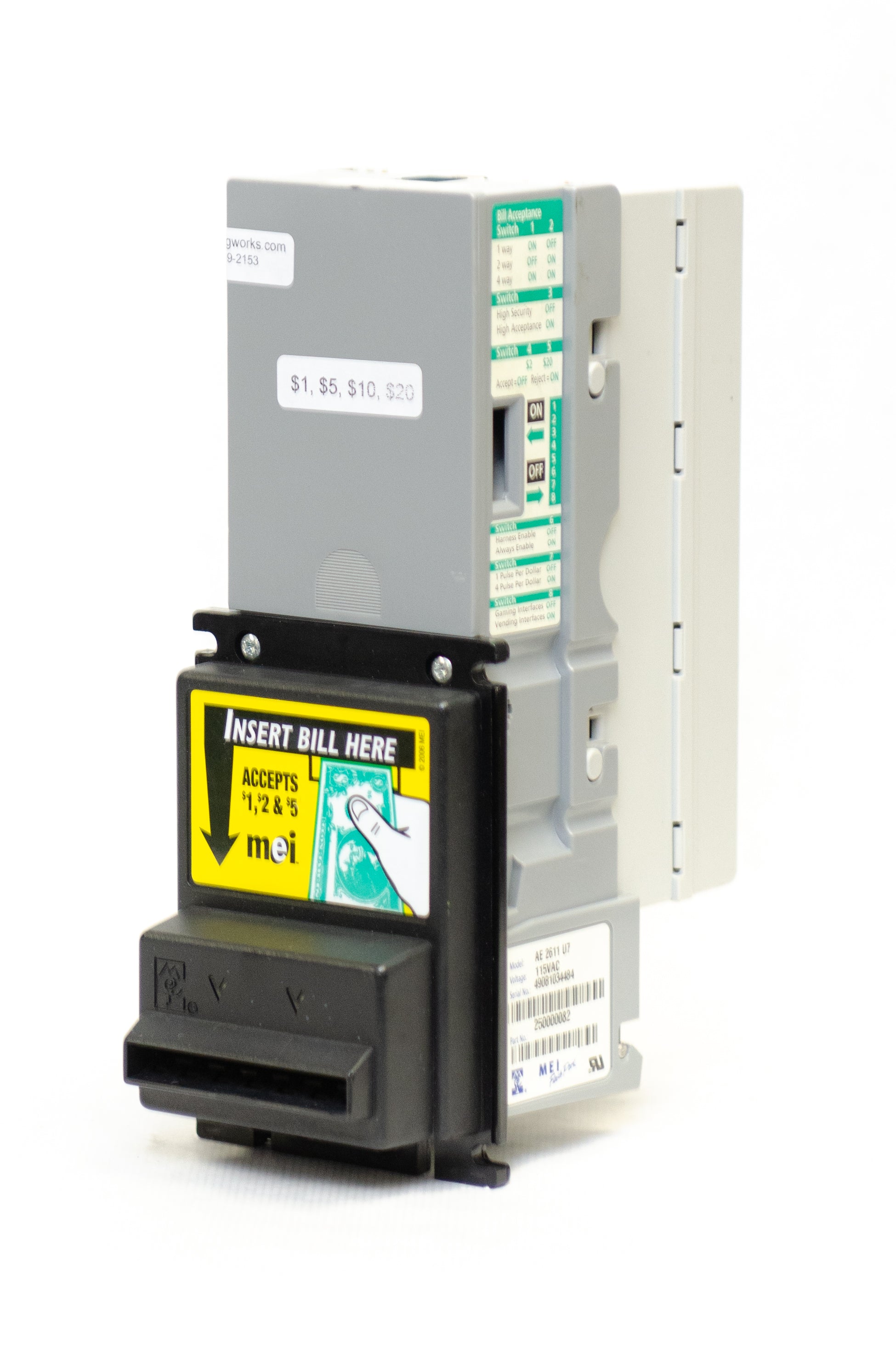 MEI AE-2612 Bill Validator Acceptor (Refurbished)