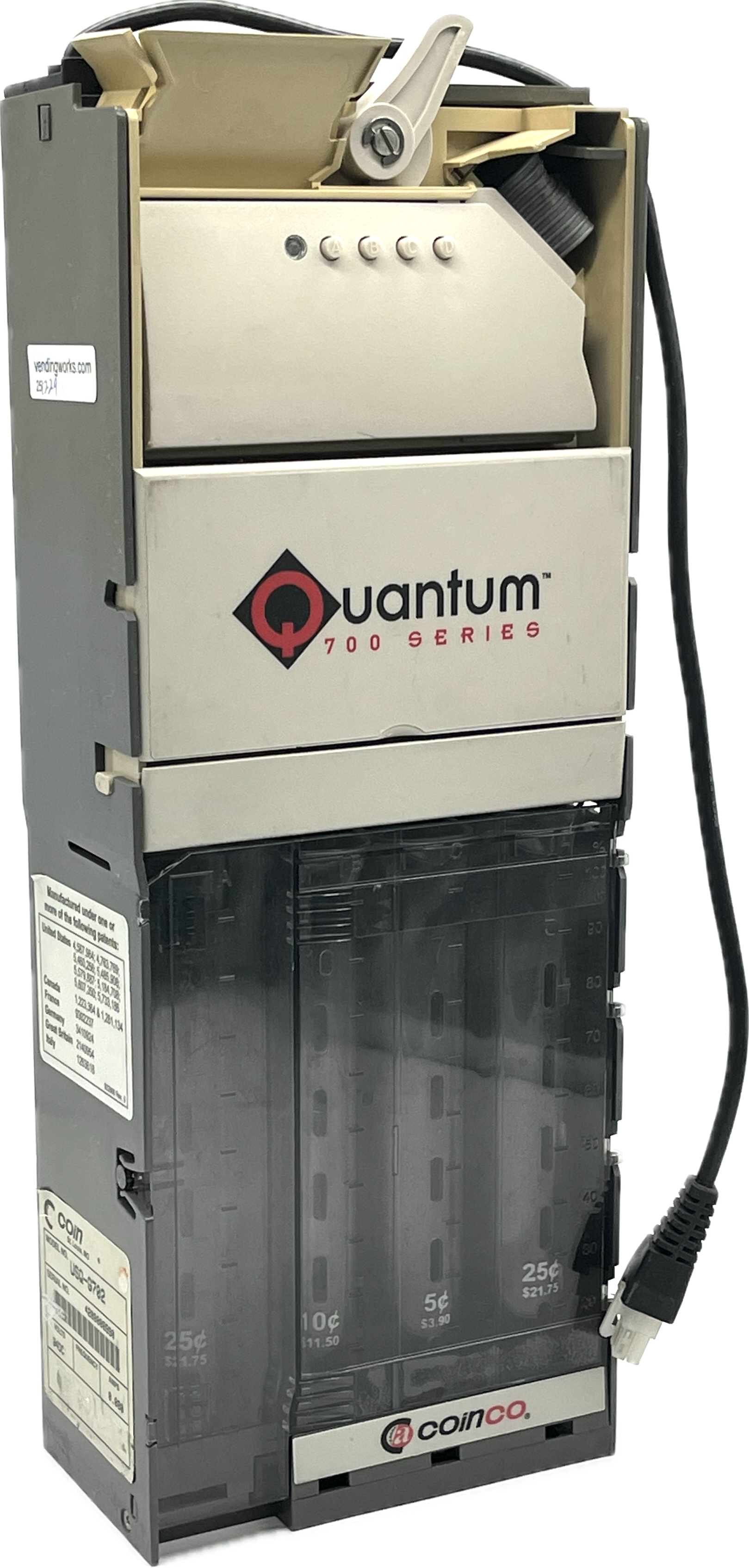 CoinCo Quantum 700 Series MDB Coin Changer Acceptor